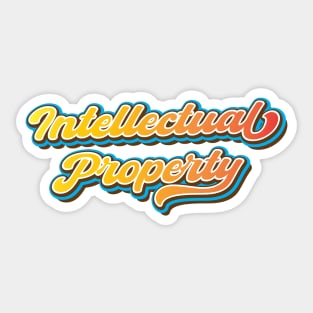 Intellectual property Sticker